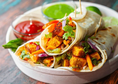 Afghani Chicken Tikka Wrap