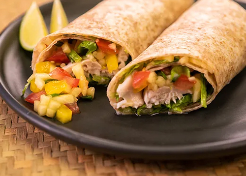 Fish Tikka Wrap