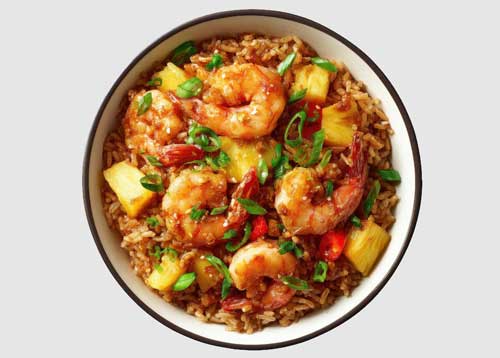 Manchurian Shrimp Fried Rice